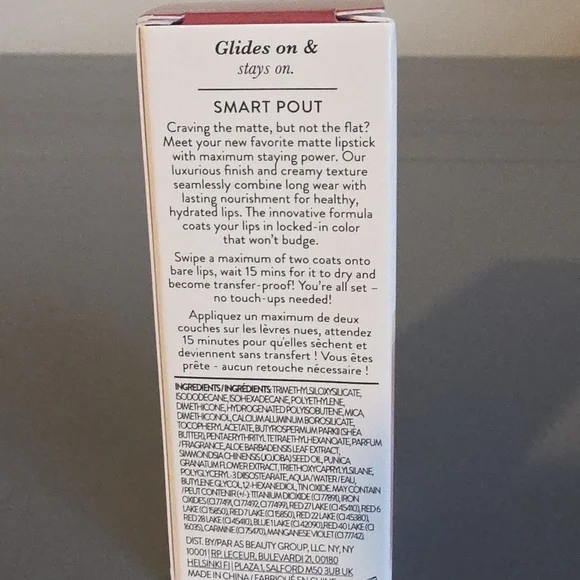 LAURA GELLER NEW Smart Pout Transfer Proof Matte Lipstick - Whiz - Picture 4 of 5